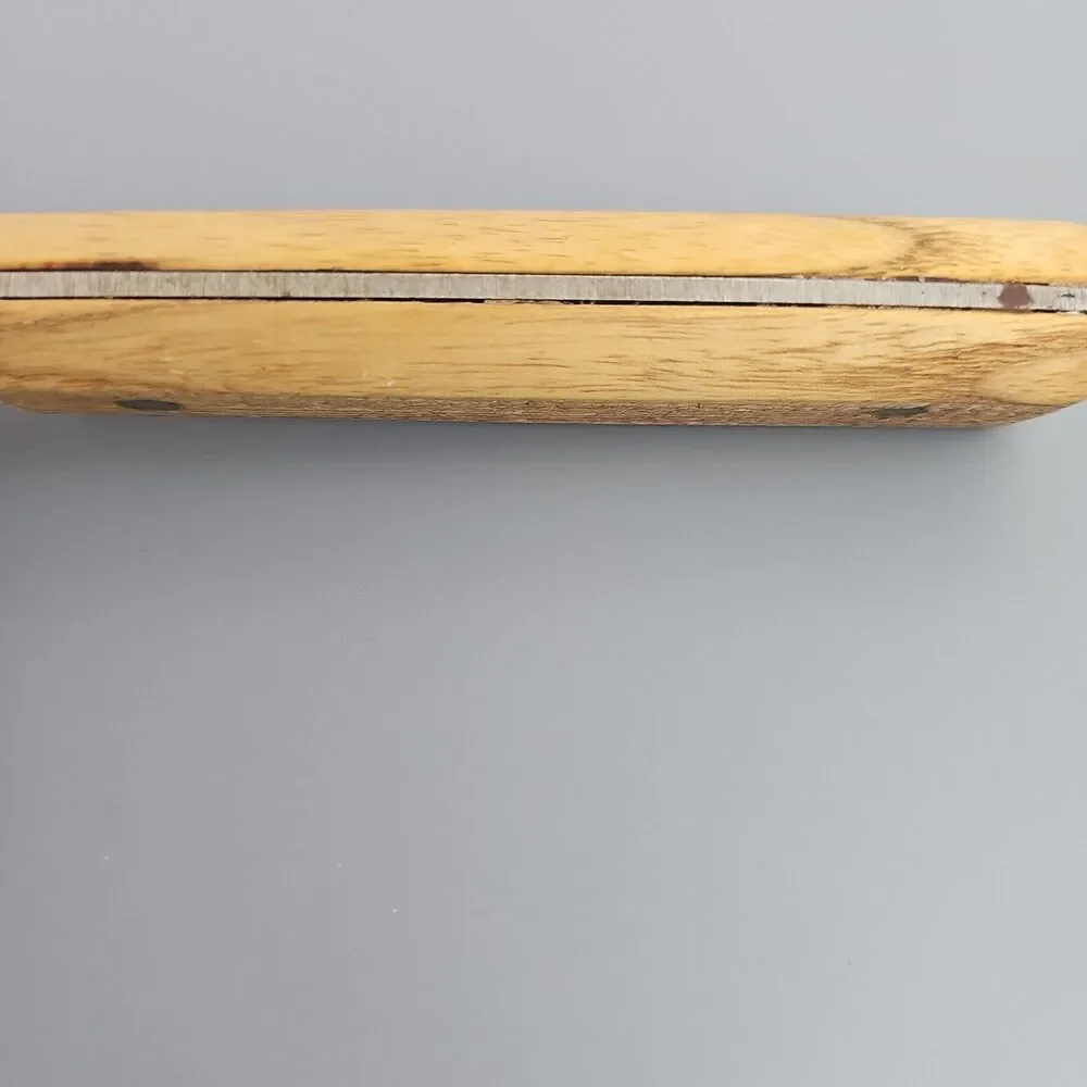 Vintage Forgecraft Hi Carbon Steel Chefs Slicing Knife 8 in Blade Wood Handle